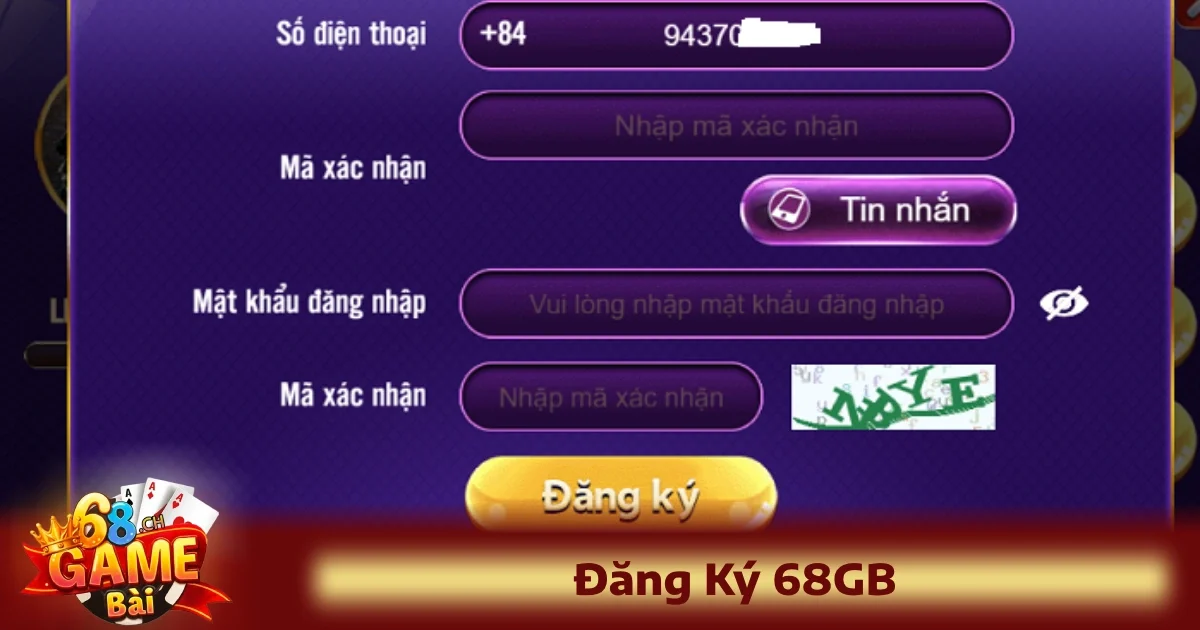 Đăng Ký 68GB 3 Các bước cụ thể để đăng ký GB68 nhanh và an toàn