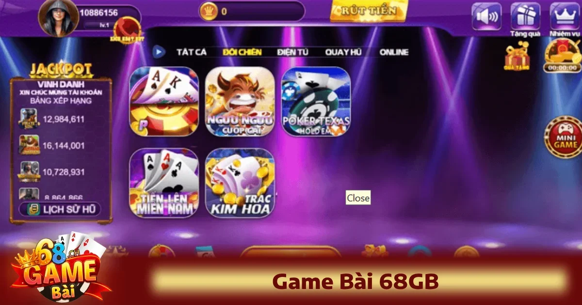 Game bài 68Gb 4 Mậu binh, còn gọi là Binh Xập Xám, là trò chơi cực kỳ hấp dẫn, nổi bật bởi yếu tố đấu trí, xếp bài theo các quy luật đặc biệt.