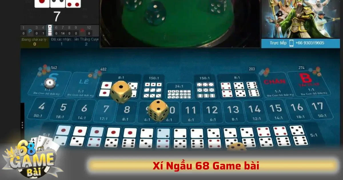 Xí Ngầu 68GB – Game Cổ Truyền Hấp Dẫn Với Ba Viên Xúc Xắc Đổi Thưởng 1 Đặc điểm nổi bật của Xí Ngầu 68GB chính là cách đặt cược đơn giản, nhanh chóng và dễ hiểu, phù hợp với nhiều đối tượng người chơi mọi lứa tuổi.