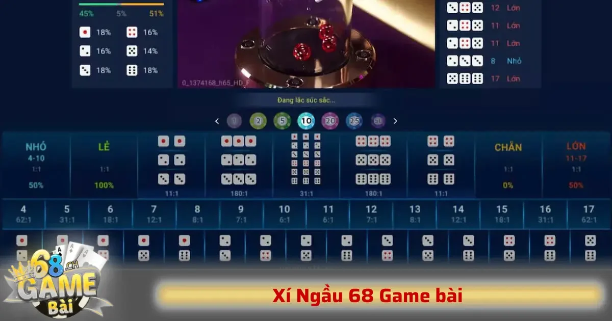 Xí Ngầu 68GB – Game Cổ Truyền Hấp Dẫn Với Ba Viên Xúc Xắc Đổi Thưởng 2 Với luật chơi đơn giản, quá trình đặt cược nhanh chóng, mọi người dễ dàng tham gia mà không cần quá nhiều kiến thức phức tạp.
