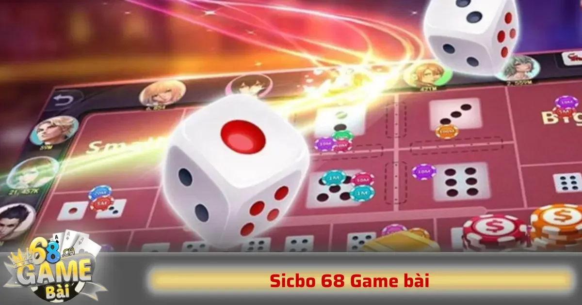 Sicbo 68GB – Game Tài Xỉu Lắc Xí Ngầu Đỉnh Cao, Cược Nhanh – Ăn Lớn 2 Chơi Sicbo 68GB online mang đến trải nghiệm trực quan, dễ thao tác và cực kỳ máu lửa nhờ giao diện thân thiện, bố cục rõ ràng, màu sắc sinh động thể hiện rõ các khu vực cược.