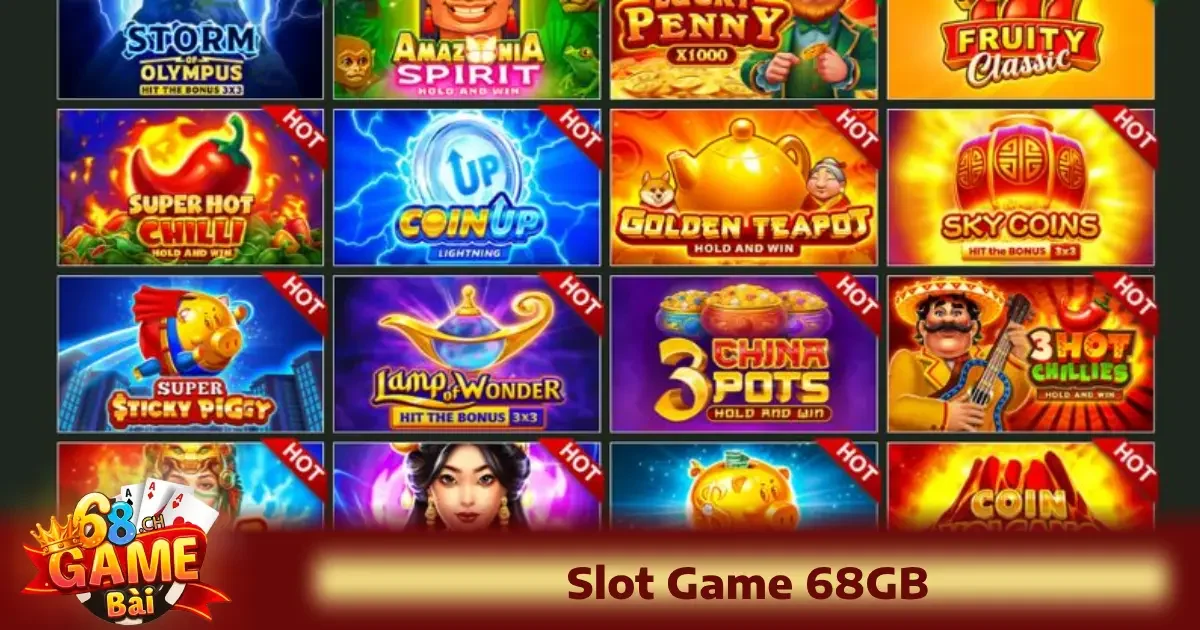 Slot Game 68GB 3 Tam Quốc – Slot chủ đề chiến thuật, đồ họa hấp dẫn