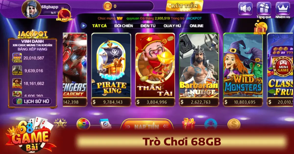 Hướng dẫn chơi và tối ưu trải nghiệm tại Trò chơi 68GB